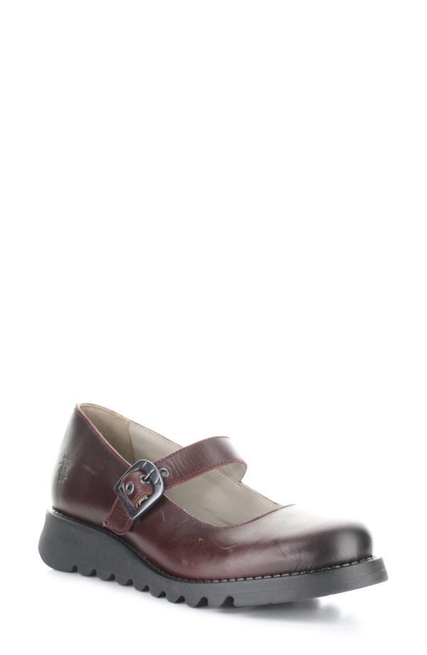 飛球英国の首都 レディース シューズ スリッポン・ローファー Fly London Samp Mary Jane Loafer Wine ぶどう酒