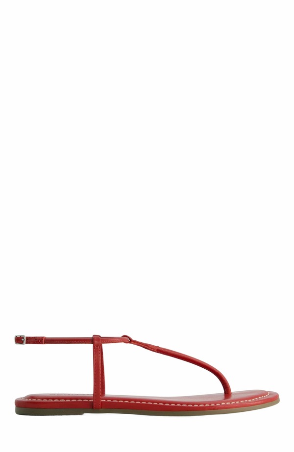 ベルナード レディース シューズ サンダル Bernardo Footwear Hercu T-Strap Sandal Red レッド|ReVida 店