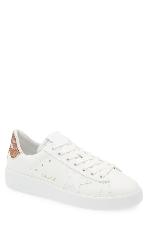 ゴールデングース レディース シューズ スニーカー Golden Goose Purestar Sneaker Optic White/ Brown/ Beige 白いこと
