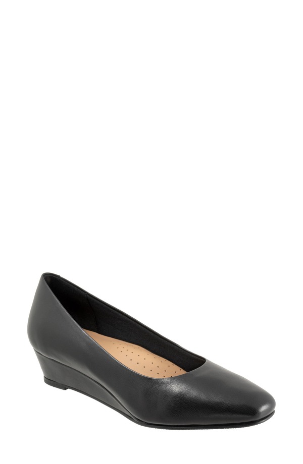トロッターズ レディース シューズ パンプス Trotters Denisse Wedge Pump Black 黒いこと