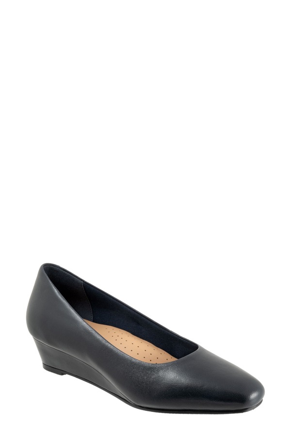 トロッターズ レディース シューズ パンプス Trotters Denisse Wedge Pump Navy 米国海軍