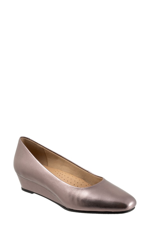 トロッターズ レディース シューズ パンプス Trotters Denisse Wedge Pump Rose Pewter ピューター