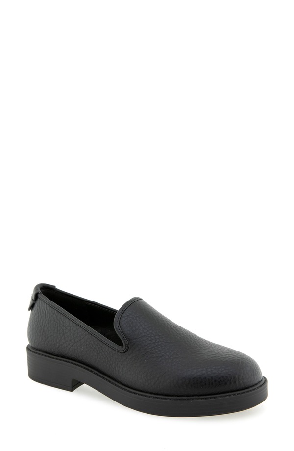 エアロソールズ レディース シューズ スリッポン・ローファー Aerosoles Poisy Loafer Black 黒いこと