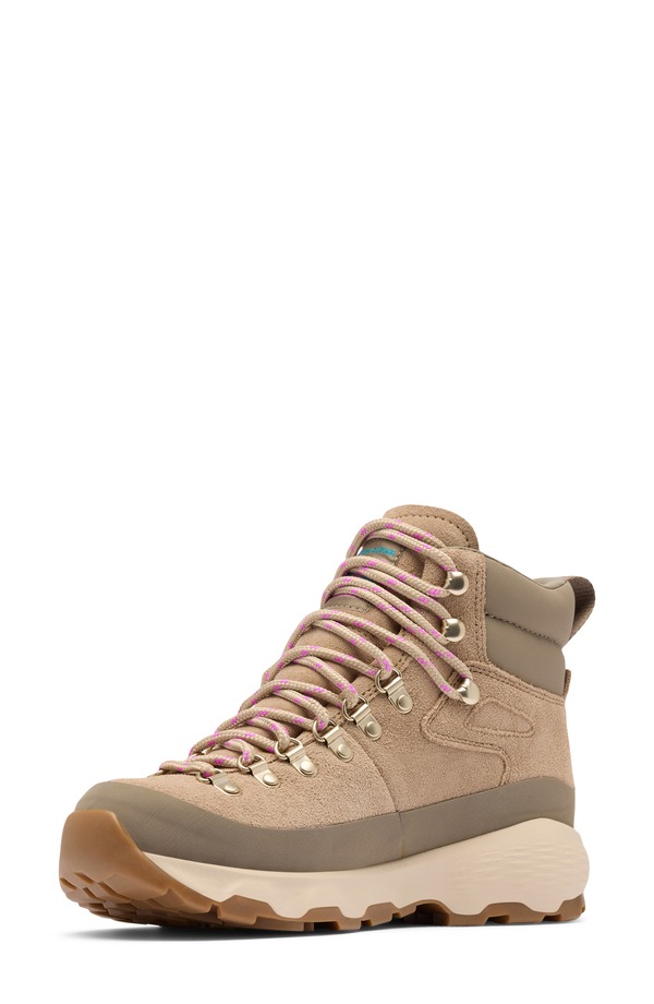 コロンビア レディース シューズ ブーツ・レインブーツ Columbia Newton Alpine PT Waterproof Hiking Boot Oxford Tan/ Foxglove タン|ReVida 店