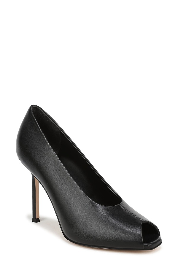 フェイバリット ドーター レディース シューズ パンプス Favorite Daughter Yara Peep Toe Pump Black 黒いこと