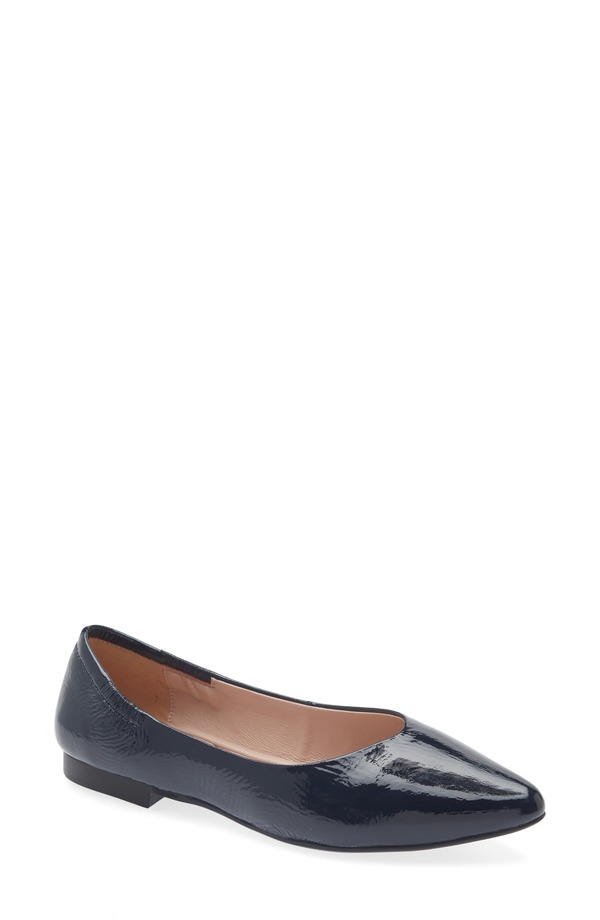 コルダーニ レディース シューズ パンプス Cordani Mavis Pointed Toe Flat Navy Patent 米国海軍