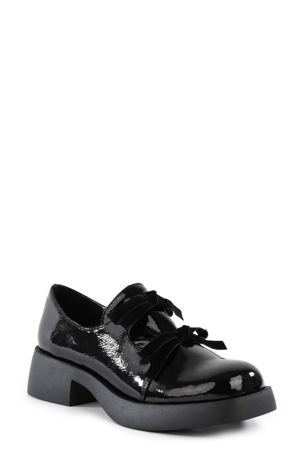 BC フットウェア レディース シューズ スリッポン・ローファー プラットホーム BC Footwear Sweet Darling Platform Loafer Black 黒いこと