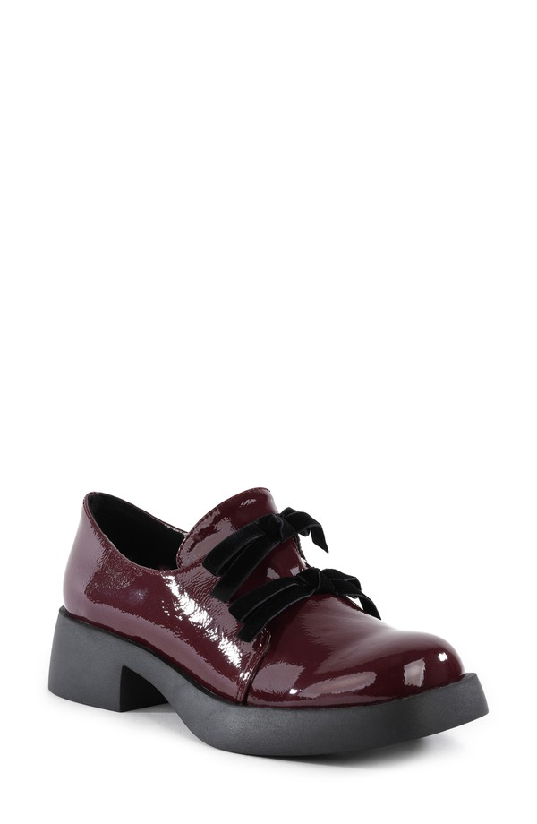 BC フットウェア レディース シューズ スリッポン・ローファー プラットホーム BC Footwear Sweet Darling Platform Loafer Burgundy バーガンディ