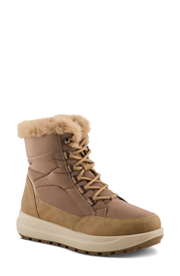フレクサス レディース シューズ ブーツ・レインブーツ Flexus by Spring Step Laroui Waterproof Winter Bootaupe トープ｜ReVida 店