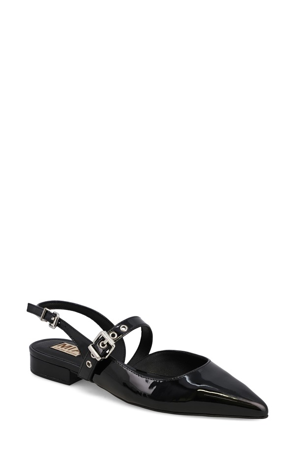 ミア レディース シューズ パンプス MIAree Pointed Toe Flat Black ブラック|ReVida 店