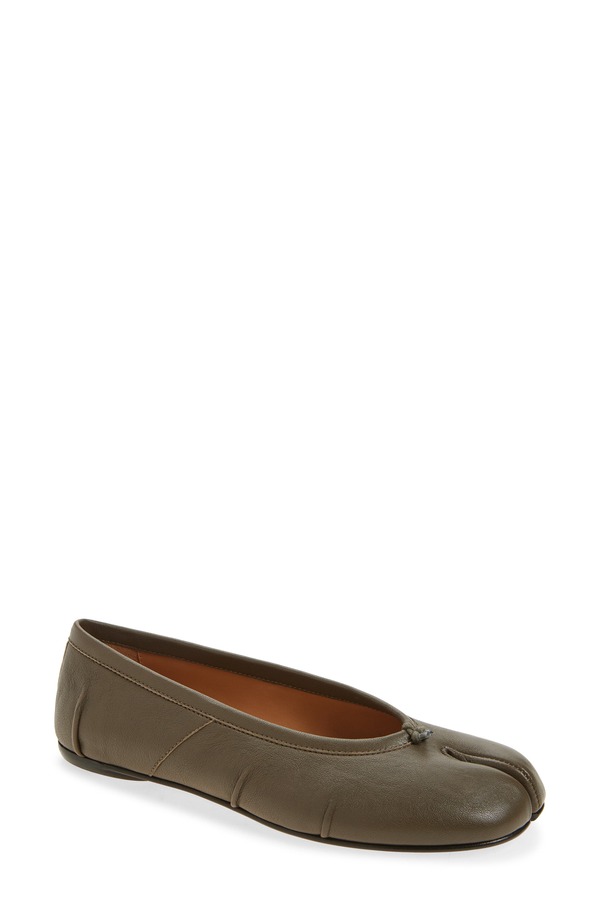 マルタンマルジェラ レディース シューズ パンプス Maison Margiela Tabi Ballet Flat Brown 赤銅色