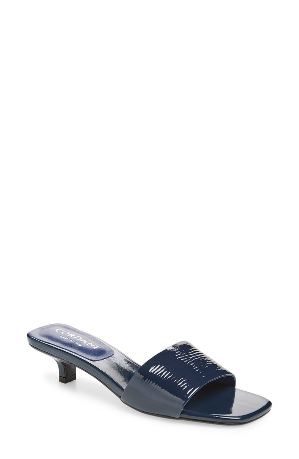 コルダーニ レディース シューズ 踵 サンダル Cordani Neesa Slide Sandal Navy Patent 米国海軍