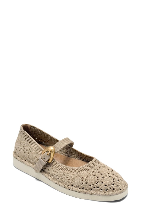 エアロソールズ レディース シューズ パンプス 編み物 Aerosoles Tamika Knit Mary Jane Linen/ Naturalace