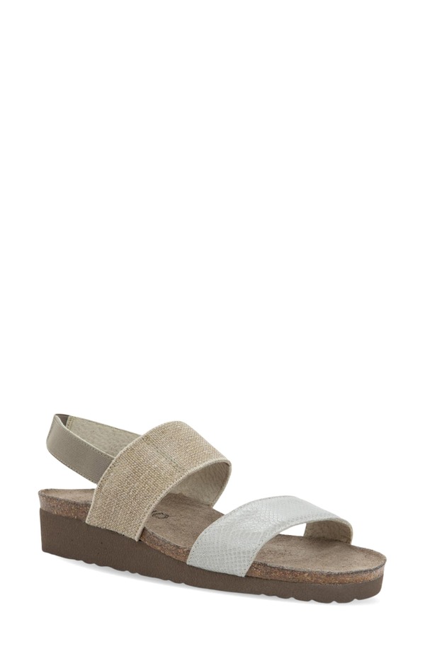 ナオト レディース シューズ サンダル Naot Amy Slingback Sandal Beige Lizard/ Beige ベージュ|ReVida 店