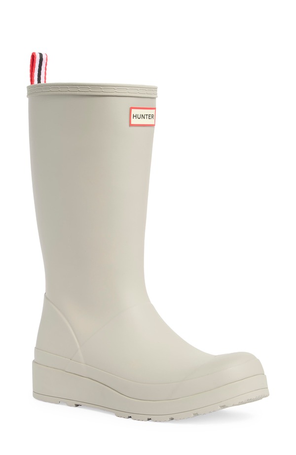 ハンター レディース シューズ ブーツ・レインブーツ トール Hunter Original Play Tall Waterproof Rain Boot Zinc|ReVida 店
