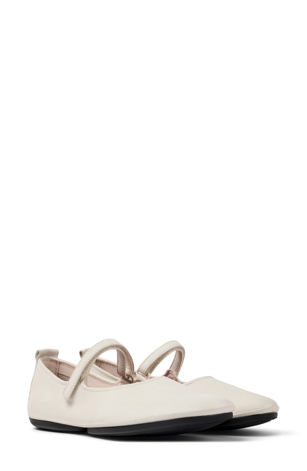 カンペール レディース シューズ パンプス Camperight Nina Flat White Natu 白いこと