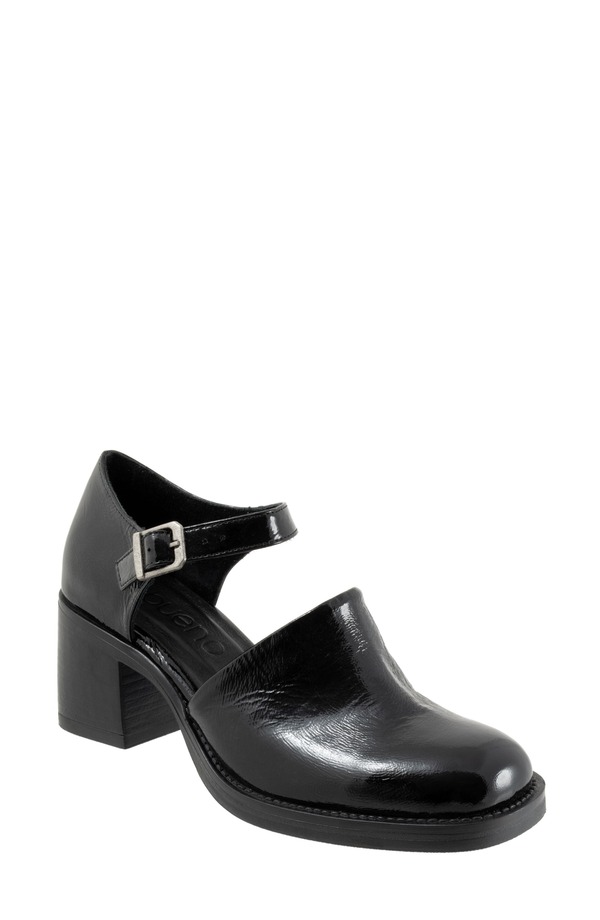 ブエノ レディース シューズ パンプス 踵 Bueno Rita Block Heel Pump Black Patent 黒いこと