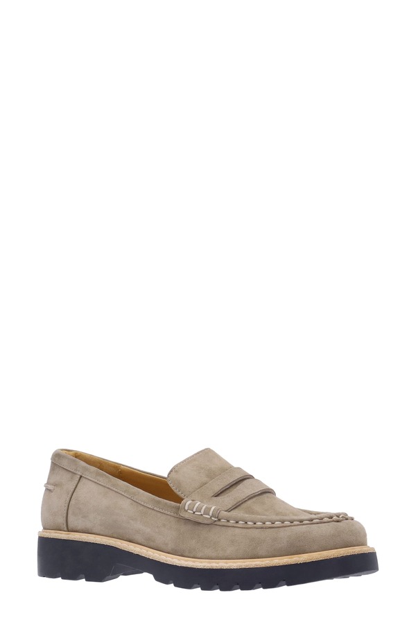 ラモールドピード レディース シューズ スリッポン・ローファー L\u0027Amour des Pieds Yolandi Penny Loafer Dark Taupe トープ