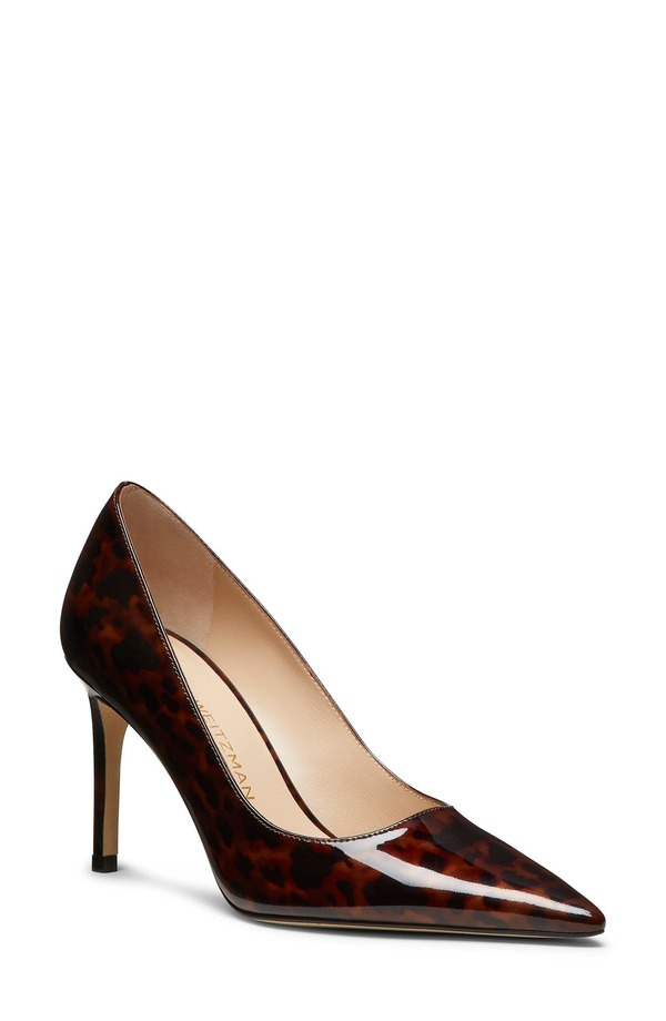 スチュアート ワイツマン レディース シューズ パンプス Stuart Weitzman Stuart Power 85 Pump Dark Brown 赤銅色