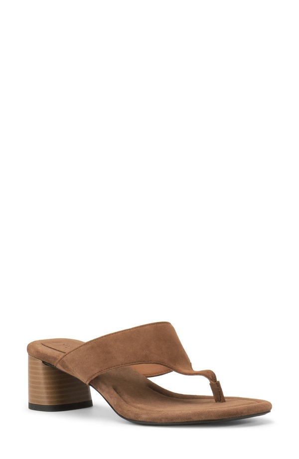 ヴァガボンド レディース シューズ サンダル ヒール Vagabond Shoemakers Evie Block Heel Flip Flop Cocoa Brown ブラウン｜ReVida 店