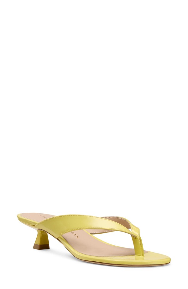 スチュアート ワイツマン レディース シューズ 踵 サンダル Stuart Weitzman Rio Sleek Sandal 35 Citrine