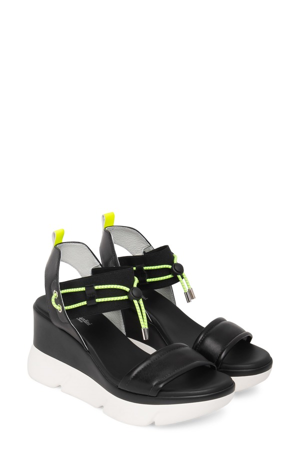 ネーロ ジャルディーニ レディース シューズ サンダル プラットフォーム NeroGiardini Platform Wedge Sandal Black ブラック|ReVida 店