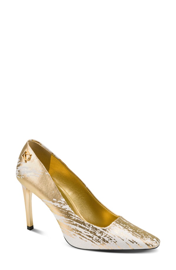 ダナ キャラン ニューヨーク州 レディース シューズ パンプス Donna Karanew York Savita Pump Ivory/ Gold 象牙色