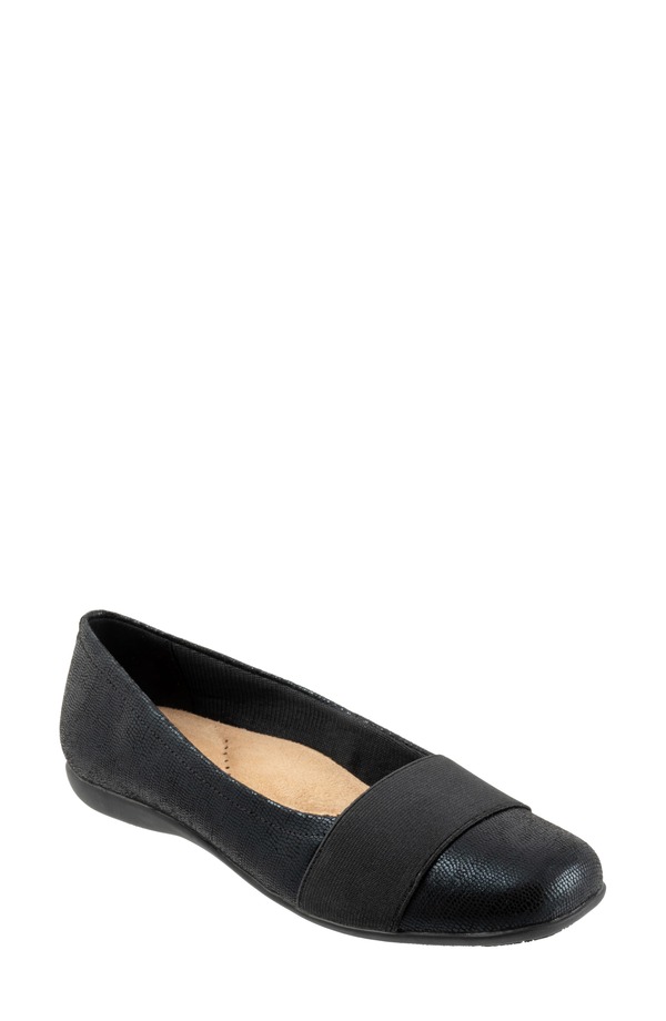トロッターズ レディース シューズ パンプス Trottersamantha Flat Black ブラック｜ReVida 店