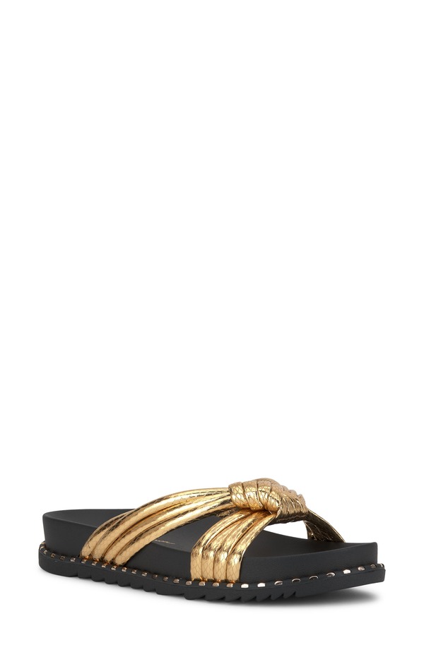 ジェシカシンプソン レディース シューズ サンダル Jessica Simpson Cilleva Slide Sandal Gold/ Gold ゴールド