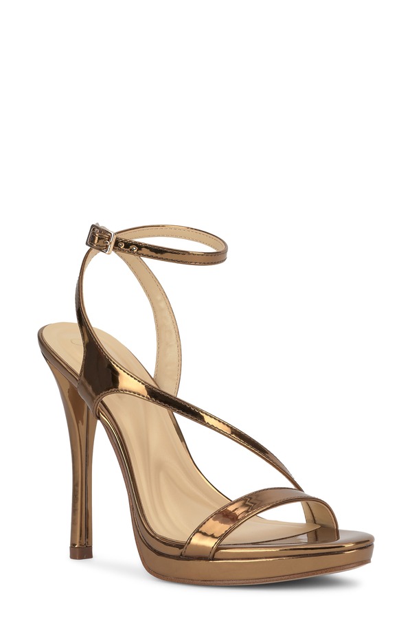 ジェシカシンプソン レディース シューズ ヒール サンダル Jessica Simpson Dixia Sandal Bronze|ReVida 店