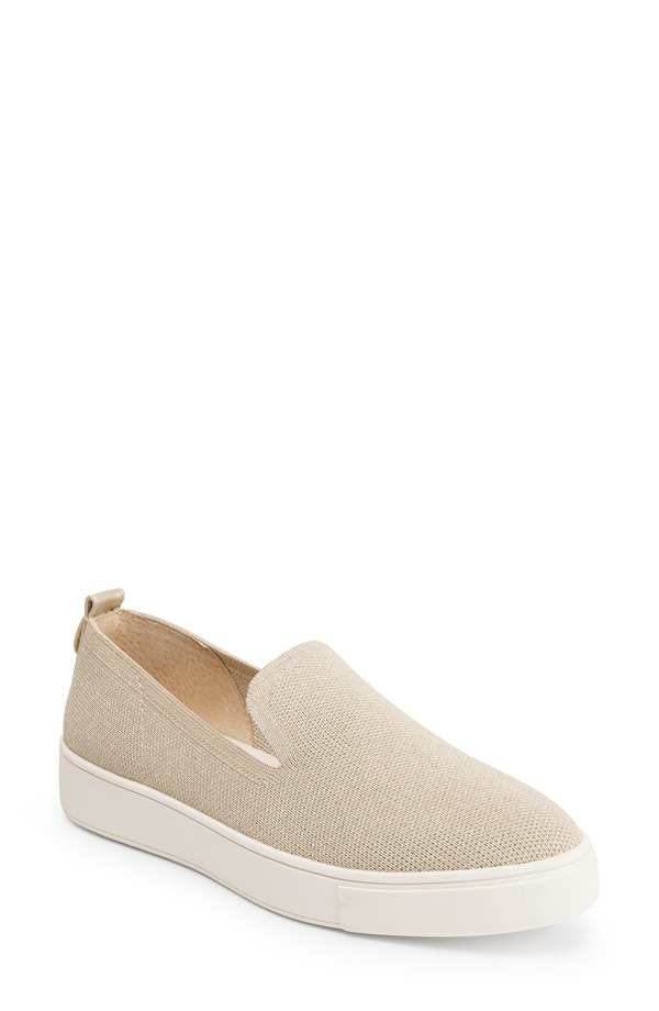 ミートゥー レディース シューズ スニーカー Me Too Fay Slip-On Sneaker Bisque Metallic メタリック