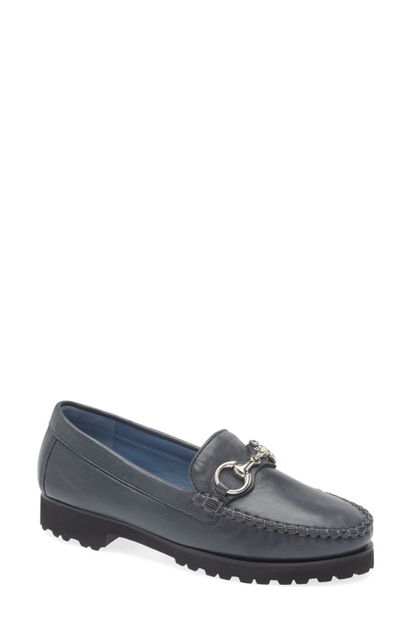ロバート ツア レディース シューズ スリッポン・ローファー Robert Zur Soho Classic Bit Loafer - Multiple Widths Available Navy ネイビー｜ReVida 店