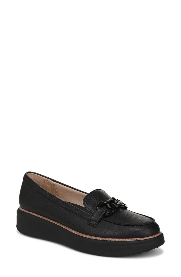 ライフストライド レディース シューズ スリッポン・ローファー プラットホーム チェルシー LifeStride Chelsea Bit Platform Loafer Black/ Black 黒いこと