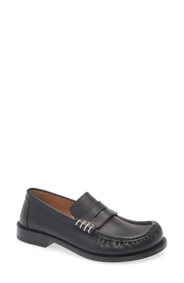 J.W.アンダーソン レディース シューズ スリッポン・ローファー JW Anderson Penny Loafer Black 999 黒いこと