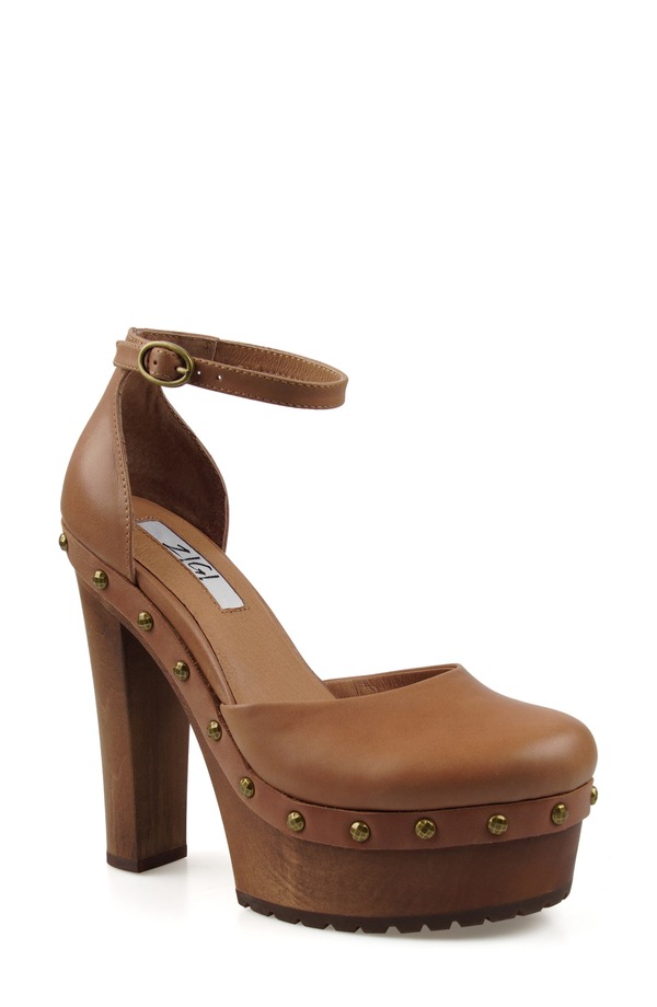 ジジ レディース シューズ パンプス プラットホーム アンクル ZIGI Divaankle Straplatform Pump Tan タン 靴-パンプス-レディース靴