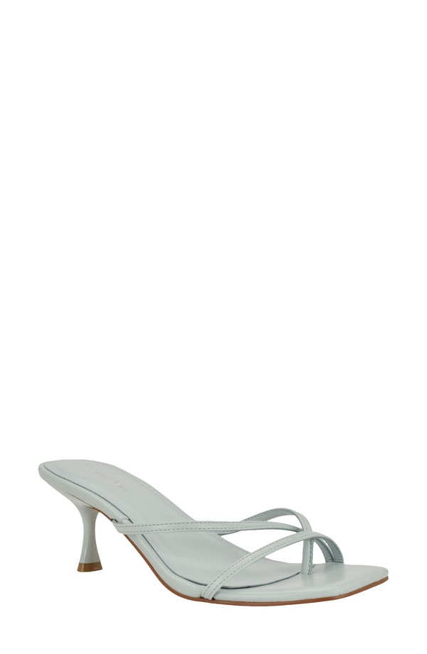 カルバンクライン レディース シューズ 踵 サンダル Calvin Klein Axella Toe Loop Sandalight Green 緑であること