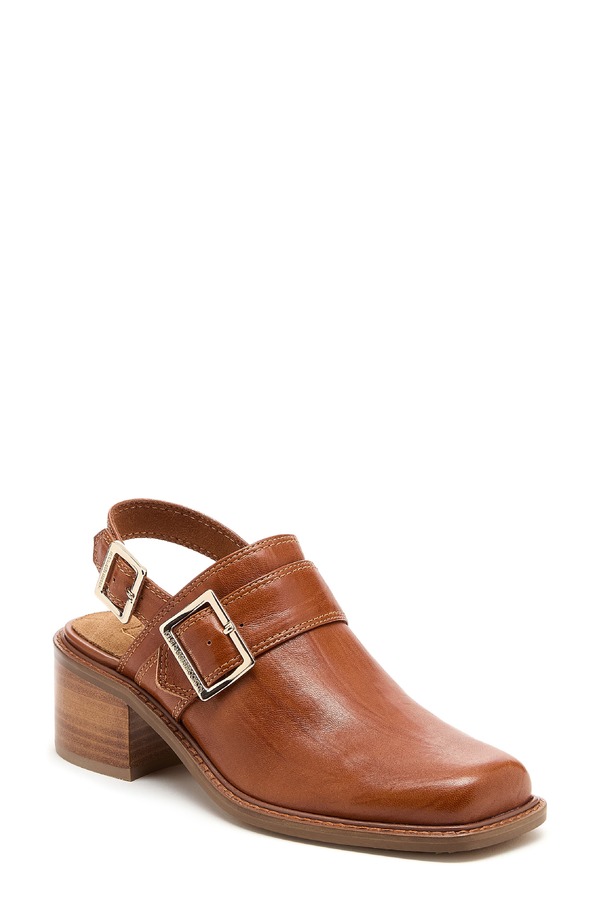 ケルシーダッガー レディース シューズ パンプス Kelsi Dagger Brooklyn Glory Square Toe Slingback Pump Auburn