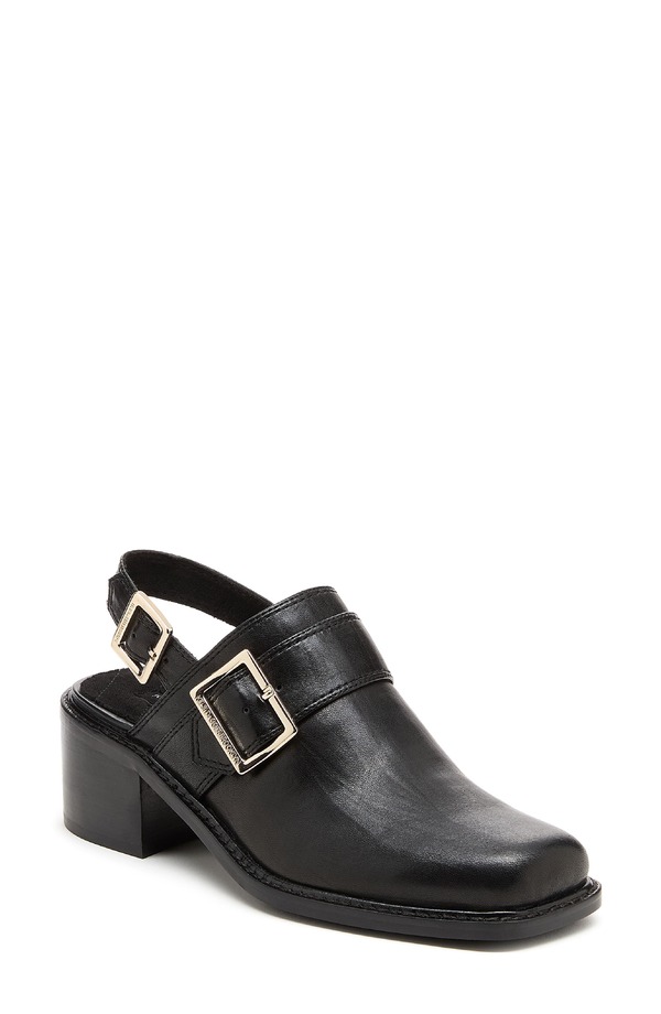 ケルシーダッガー レディース シューズ パンプス Kelsi Dagger Brooklyn Glory Square Toe Slingback Pump Black 黒いこと
