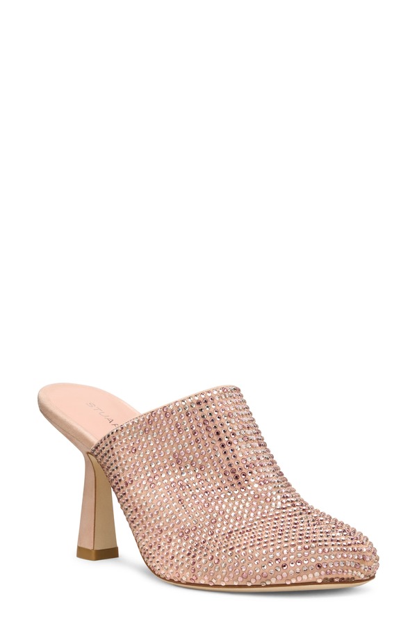 スチュアート ワイツマン レディース シューズ 踵 Stuart Weitzman Talia Shine Mule 85 Blushful
