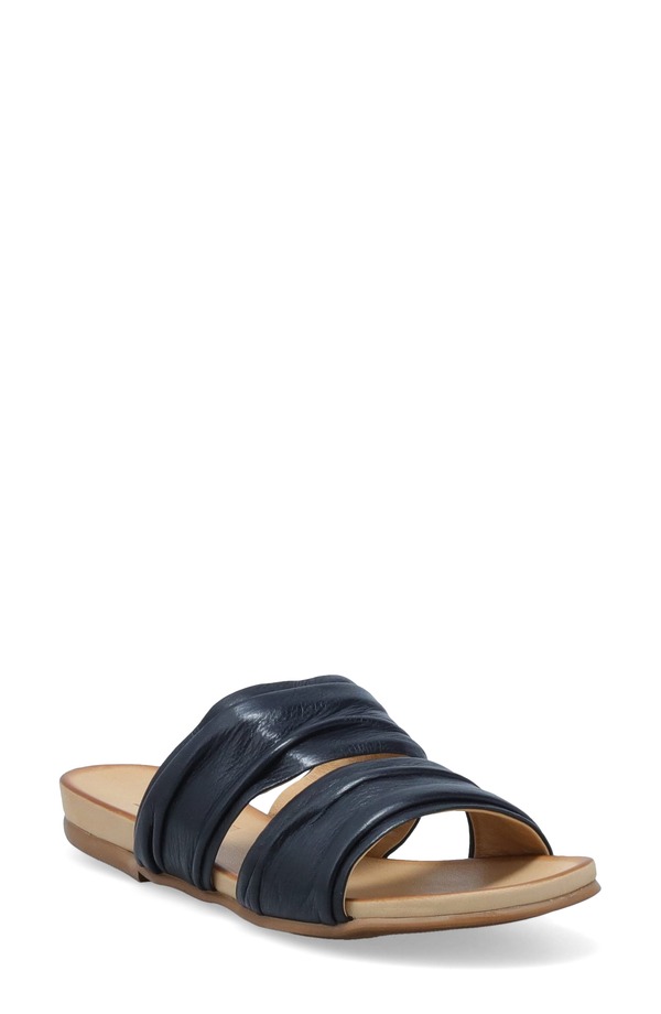 ミズムーズ レディース シューズ 踵 サンダル Miz Mooz Terrie Slide Sandal Black 黒いこと