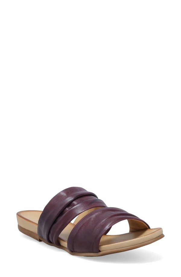 ミズムーズ レディース シューズ 踵 サンダル Miz Mooz Terrie Slide Sandal Wine ぶどう酒