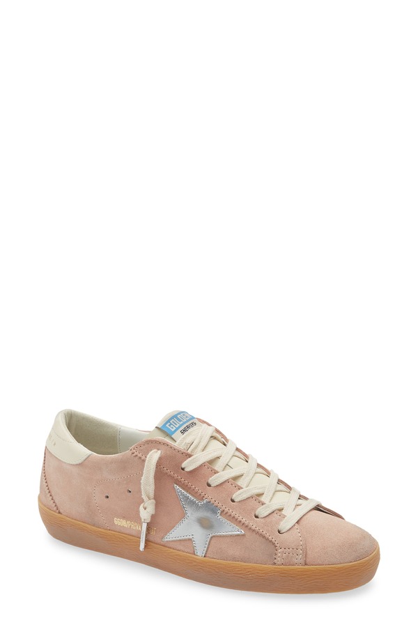 ゴールデングース レディース シューズ スニーカー Golden Goose Super-Star Sneaker Camelia Pink/ Silver/ Cream クリーム｜ReVida 店