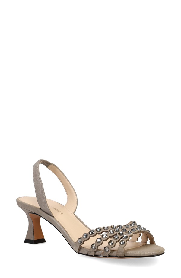 ペレモーダ レディース シューズ 踵 サンダル Pelle Moda Felice Sandal Pewter ピューター