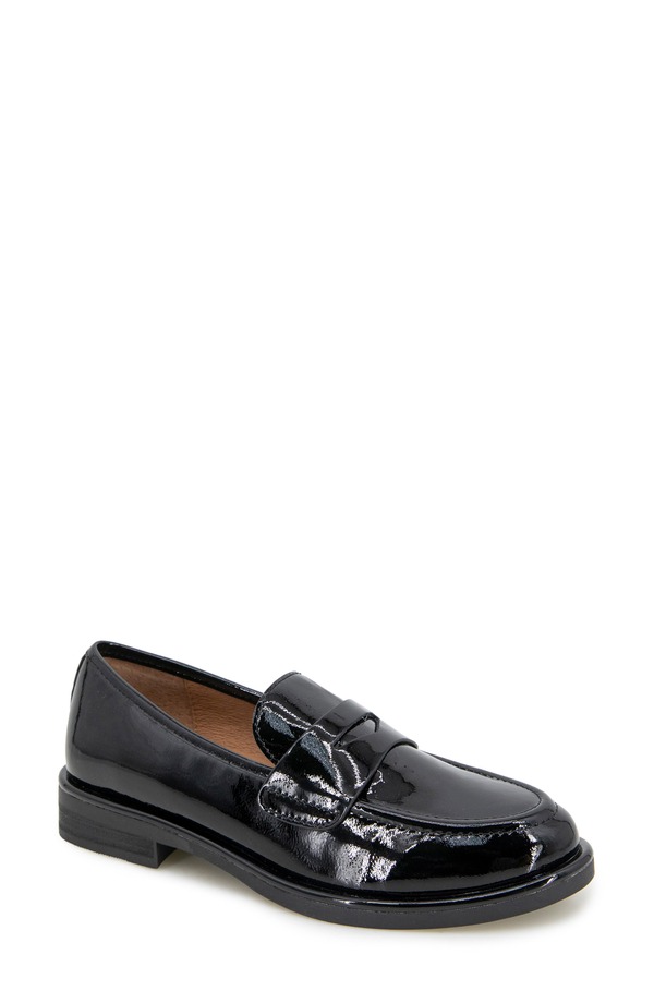 ジェントルソウルズ レディース シューズ スリッポン・ローファー Gentle Souls Cybiloafer Black Patent Leather 黒いこと