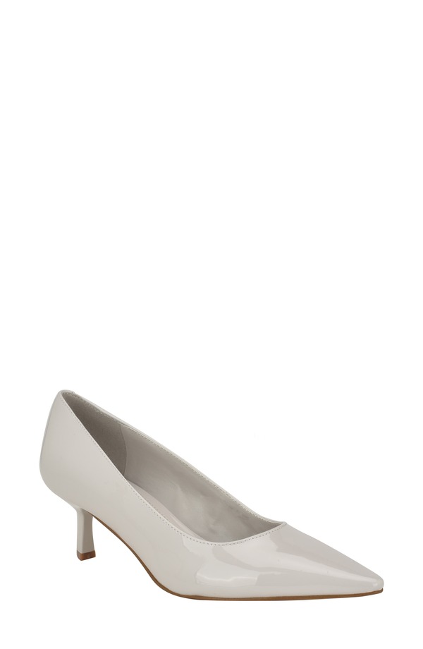 カルバンクライン レディース シューズ 踵 Calvin Klein Kierra Pointed Toe Pump Medium Grey 薄墨色