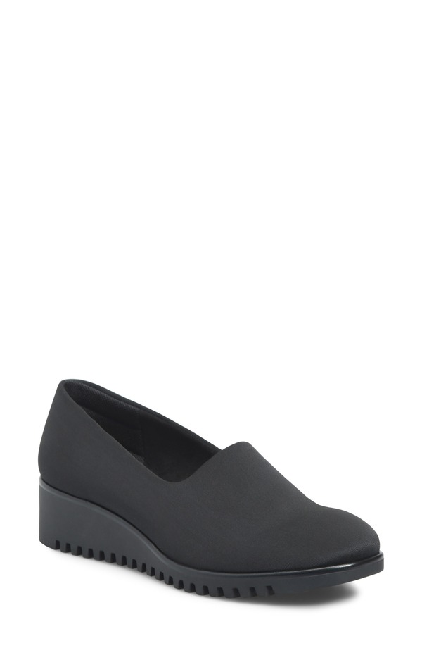 コンフォーティバ レディース シューズ サンダル プラットフォーム Comfortiva Dana Platform Wedge Slip-On Black ブラック｜ReVida 店 24,708円