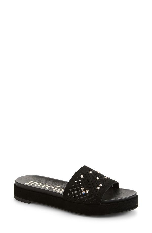 ペドロガルシア レディース シューズ 踵 サンダル Pedro Garcia Julienne Sandal Black Castoro 黒いこと