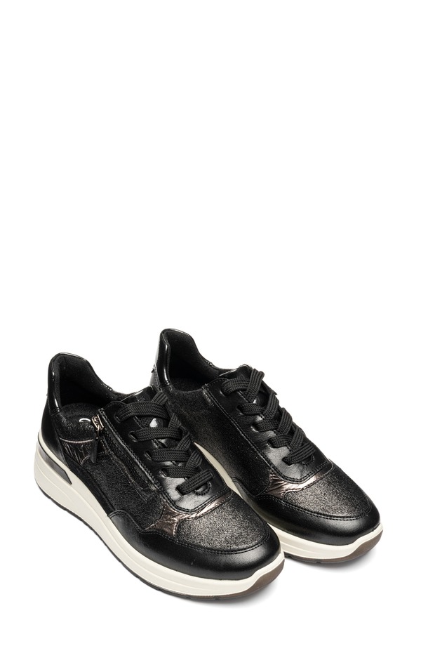 アラ レディース シューズ スニーカー ara Gardenia Sneaker Black/Steel 黒いこと