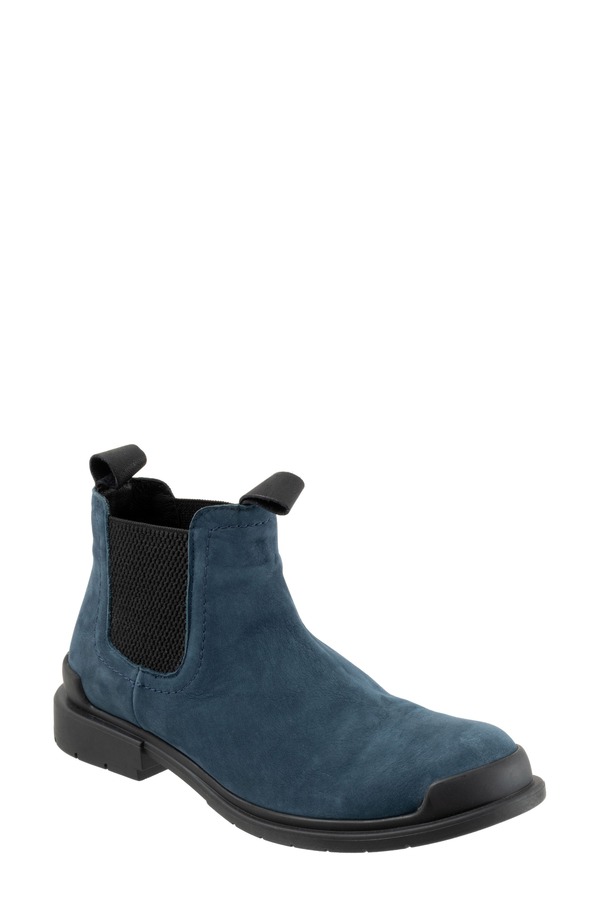 ブエノ レディース シューズ ブーツ・レインブーツ チェルシーブーツ チェルシー Bueno Easy Chelsea Boot Blue Nubuck 青色
