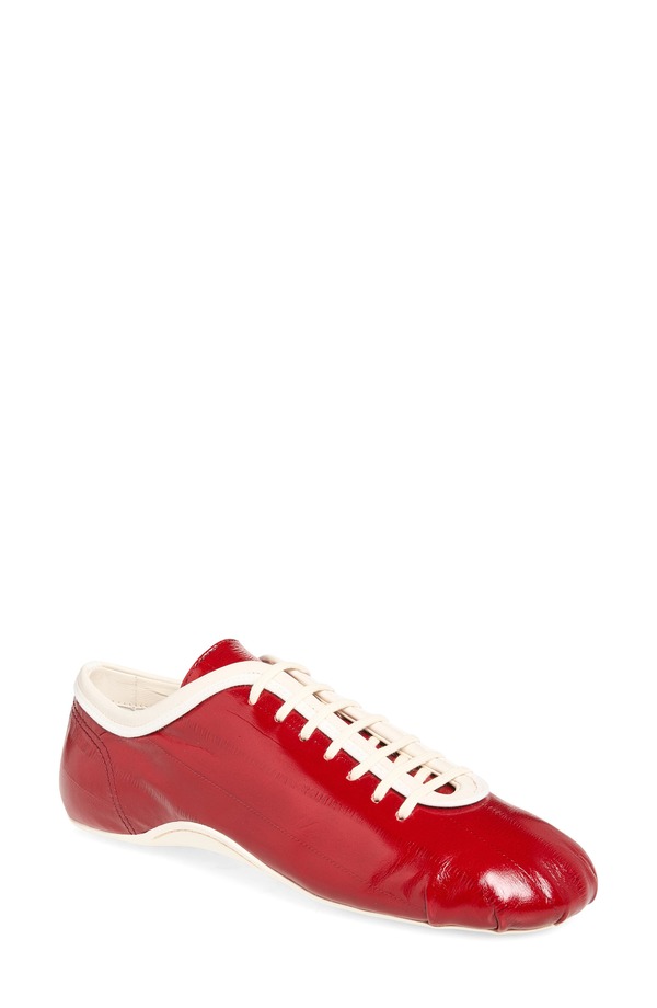 ドリス・ヴァン・ノッテン レディース シューズ スニーカー Dries Vanoten Soccer Sneakered レッド｜ReVida 店